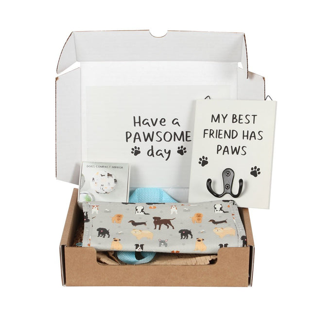 Gray-Black - Front - Something Different Pawsome Day Recycled Plastic Gift Set