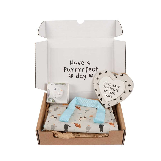 Gray-Black - Front - Something Different Purrfect Day Gift Set