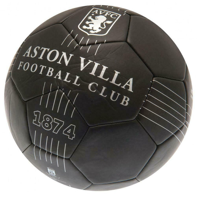 Black - Side - Aston Villa FC React Soccer Ball