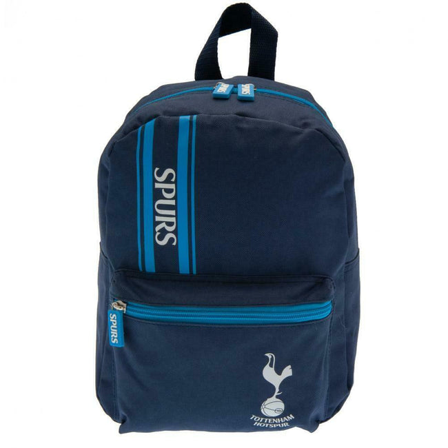 Navy Blue-Sky Blue - Front - Tottenham Hotspur FC Stripe Knapsack