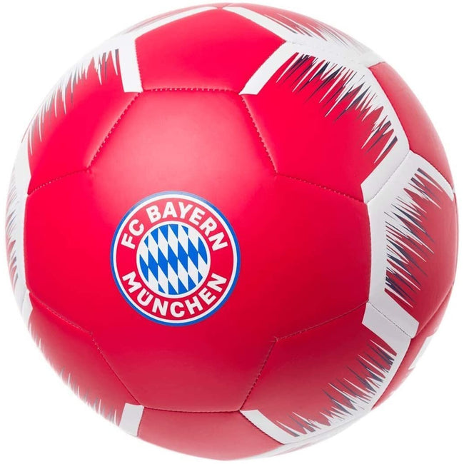 Red-White - Front - FC Bayern Munich Crest Soccer Ball