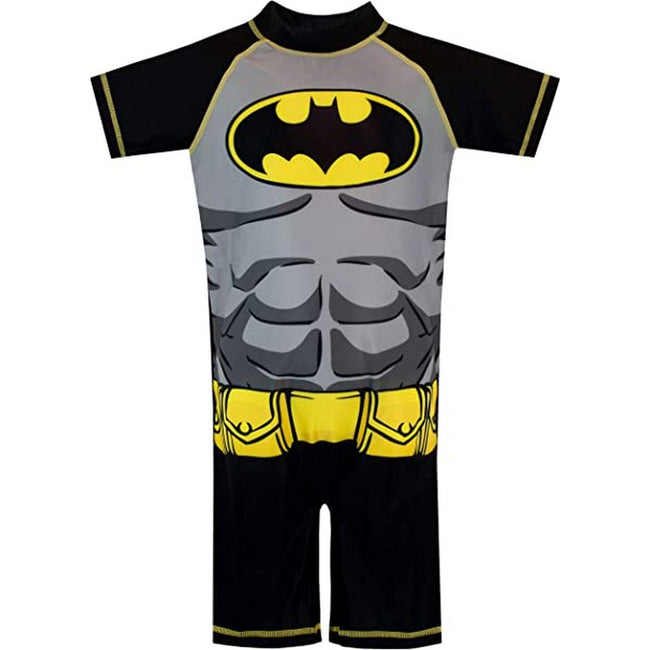 Black-Yellow - Front - Batman Boys Wetsuit