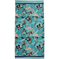 Blue - Front - Disney Mickey Mouse Flamingo Beach Towel