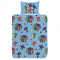 Blue - Front - PJ Masks Badges Junior Duvet Set