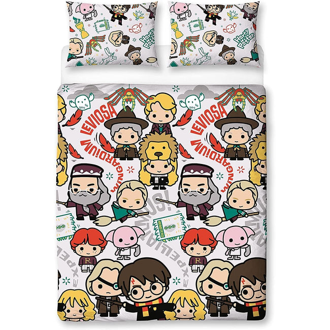 Multicolored - Pack Shot - Harry Potter Scene Reversible Duvet Set