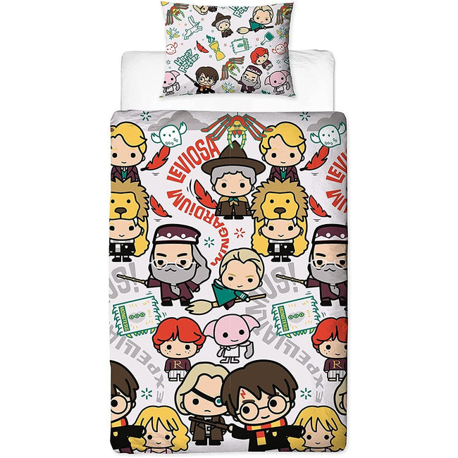 Multicolored - Front - Harry Potter Scene Reversible Duvet Set