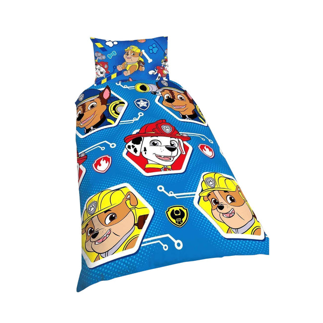 Blue-Red-Yellow - Front - Paw Patrol Rescue Reversible Duvet Set
