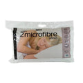 White - Front - Easy Comfort Microfiber Pillows (Pack Of 2)