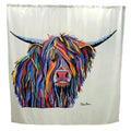 White - Front - Croydex Shower Curtain