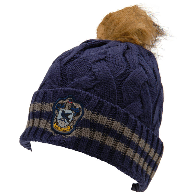 Blue-White - Front - Harry Potter Ravenclaw Knitted Beanie