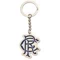 Blue-White - Front - Rangers FC Scroll Crest Keychain