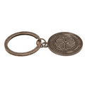 Antique Silver - Back - Celtic FC Antique Silver Crest Keychain