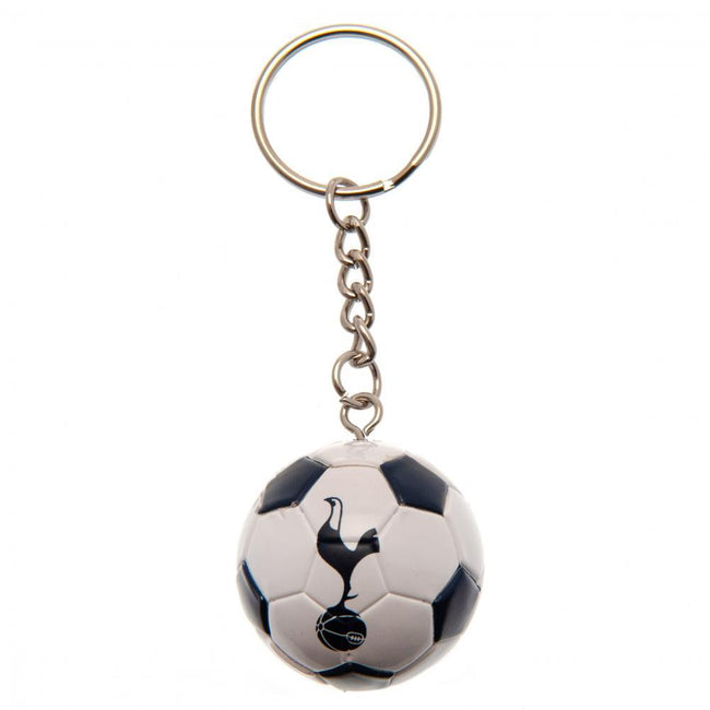 White-Blue - Front - Tottenham Hotspur FC Soccer Ball Keyring