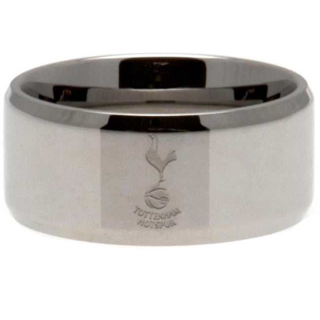 Silver - Front - Tottenham Hotspur FC Band Ring