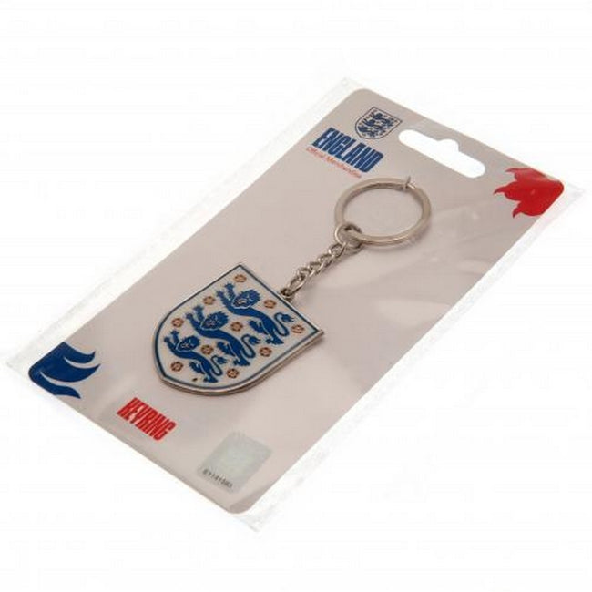 White-Blue - Back - England FA Metal Keyring