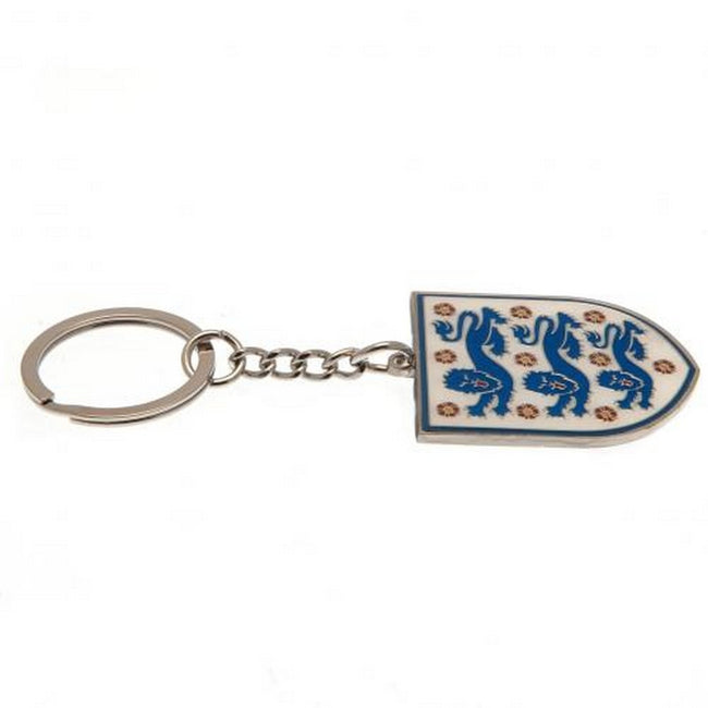 White-Blue - Side - England FA Metal Keyring