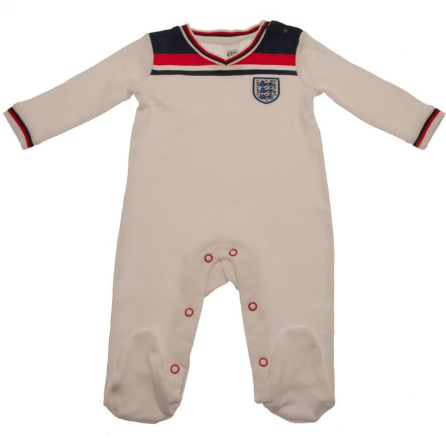 White-Red-Blue - Front - England FA Baby 82 Retro Sleeper