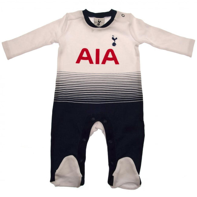 Navy-White - Front - Tottenham Hotspur FC Baby Sleeper