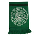 Green-White-Black - Front - Celtic FC Stripe Detail Scarf