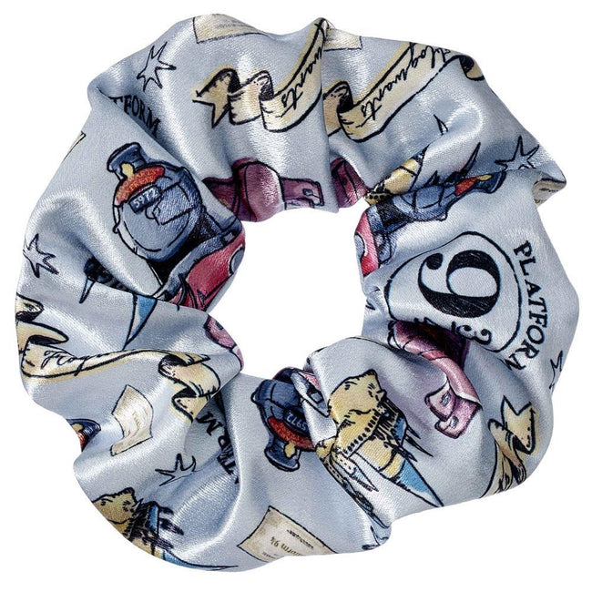 Blue-Black - Front - Harry Potter 9 & 3 Quarters Scrunchie