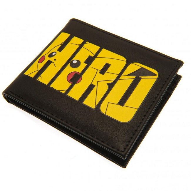 Black-Yellow - Side - Pokemon Hero Pikachu Wallet