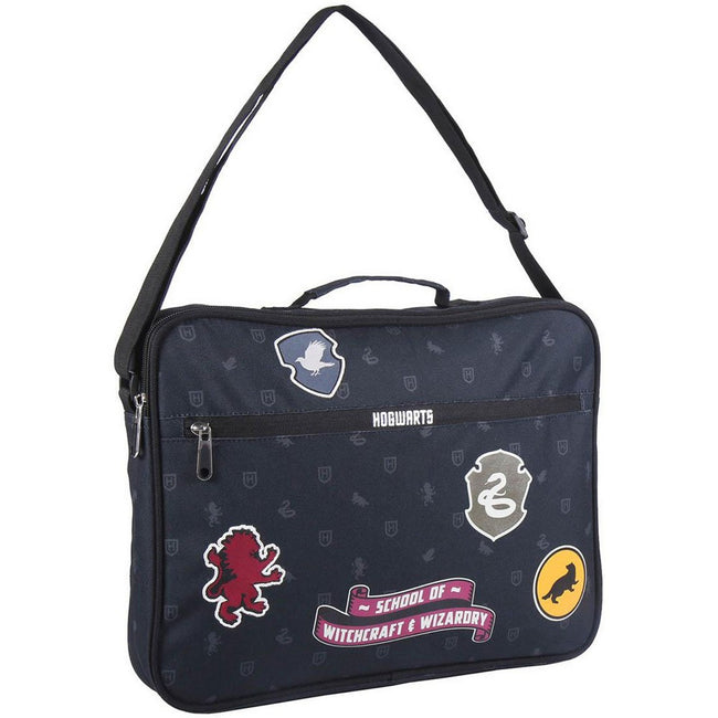 Navy-White-Red - Front - Harry Potter Icon Messenger Bag