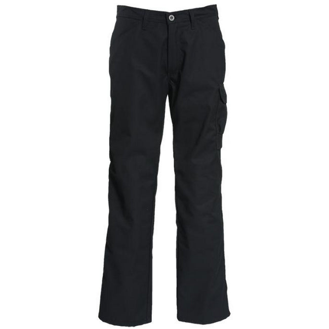 Black - Front - Tranemo Mens Comfort Light Non Scratch Lightweight Pants