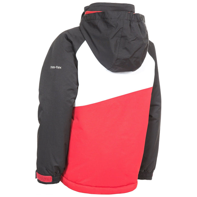 Black-Red - Back - Trespass Childrens-Kids Crawley Ski-Snow Set