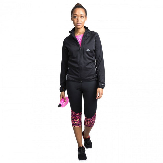 Black - Side - Trespass Womens-Ladies Ego Active Jacket