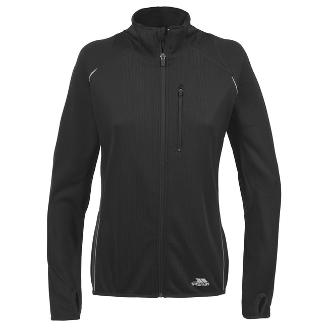 Black - Front - Trespass Womens-Ladies Ego Active Jacket
