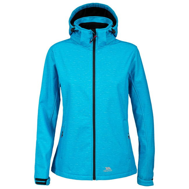 Bermuda Marl - Front - Trespass Womens-Ladies Paulina Waterproof Softshell Jacket