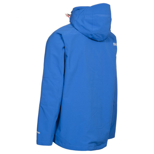 Electric Blue - Back - Trespass Mens Kumar Waterproof DLX Jacket