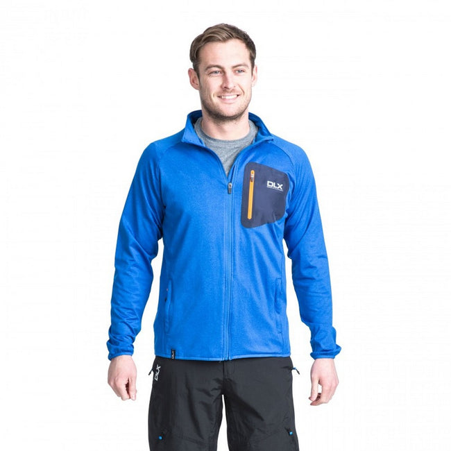 Blue Marl - Side - Trespass Mens Colson Full Zip Active Top