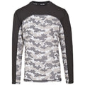 Gray Camo - Front - Trespass Mens Drill Baselayer Top