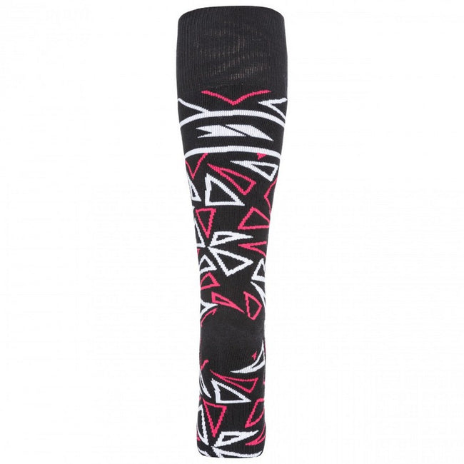 Black - Back - Trespass Womens-Ladies Shard Technical Ski Socks
