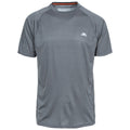Carbon - Front - Trespass Mens Esker Active T-Shirt