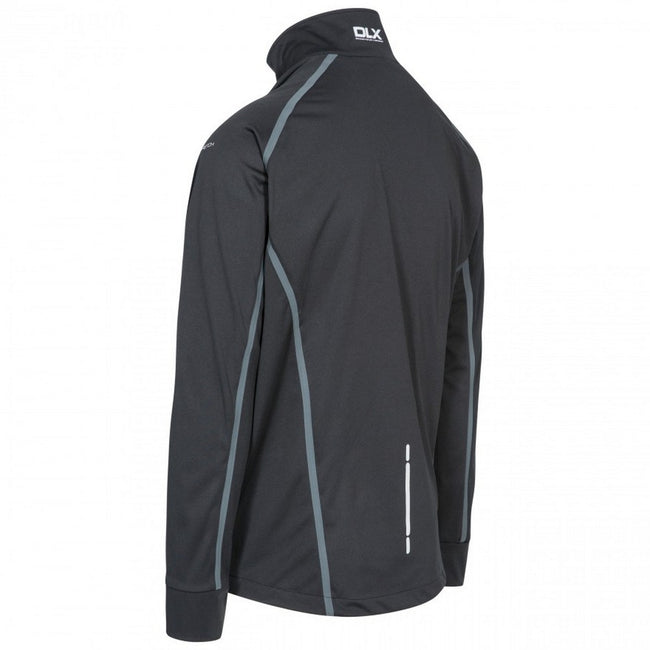 Black - Back - Trespass Mens Thomson Waterproof Softshell Jacket