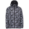 Grey Camo - Front - Trespass Qikpac Printed Packaway Waterproof Jacket
