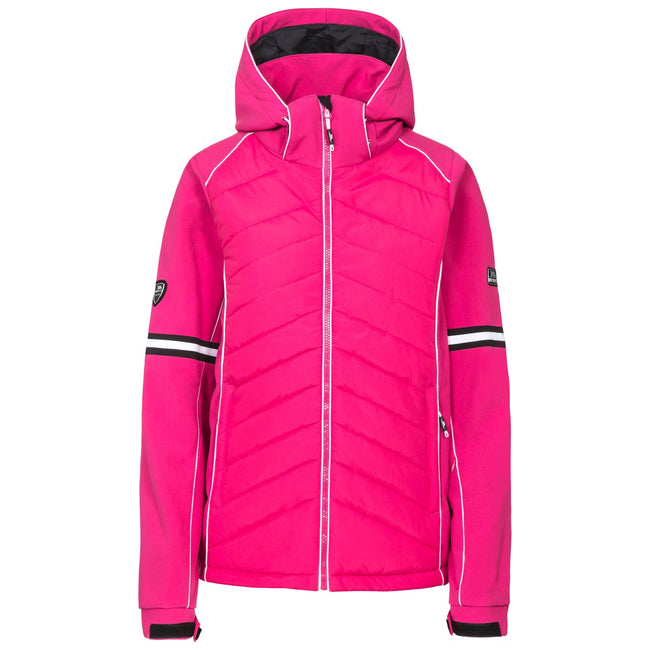 Pink Lady - Front - Trespass Womens-Ladies Larne Ski Jacket