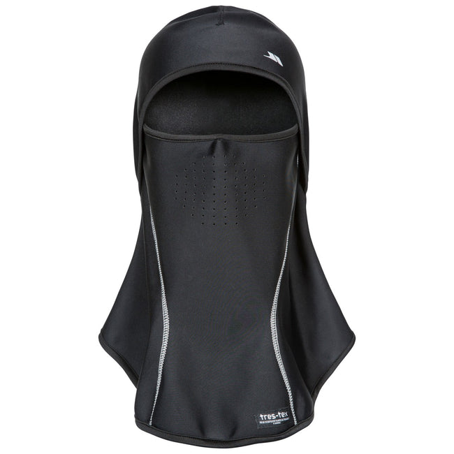 Black - Front - Trespass Balaneck Balaclava And Neck Warmer