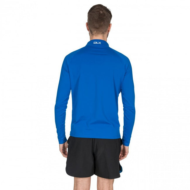 Blue - Side - Trespass Mens Tierney Active Top