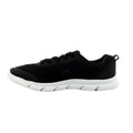 Black - Side - Trespass Tracking Kids Memory Foam Sneakers