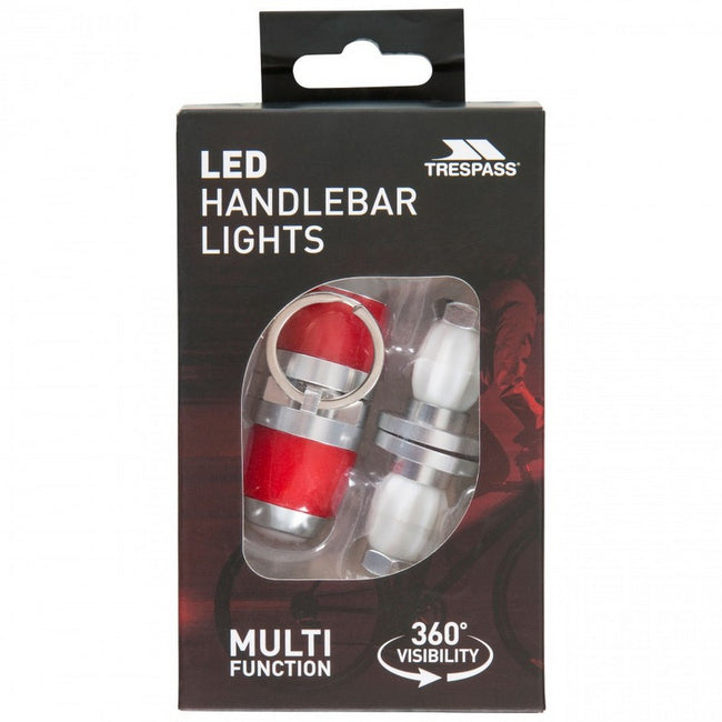 Red-White - Front - Trespass Indicate X  Handlebar-Multi Purpose LED Lights