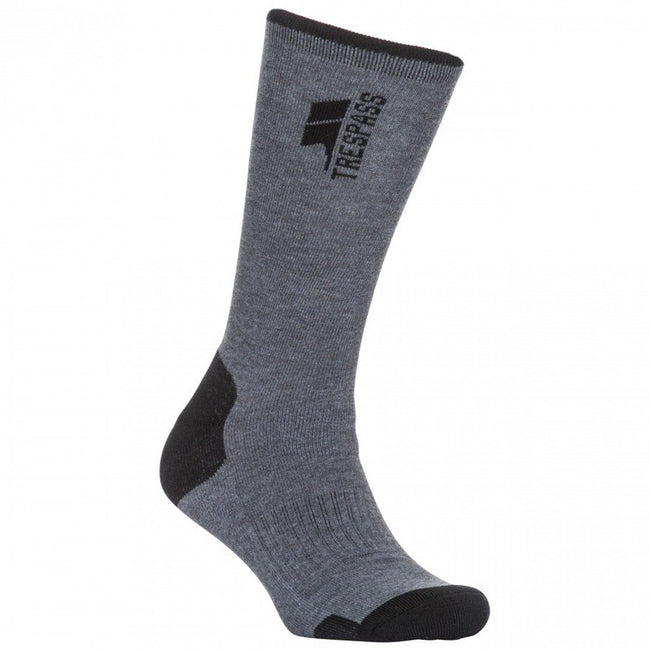 Carbon Marl - Front - Trespass Wayfarer Mens Trekking Socks
