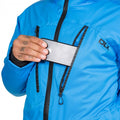 Vibrant Blue - Close up - Trespass Mens DLX Banner Ski Jacket
