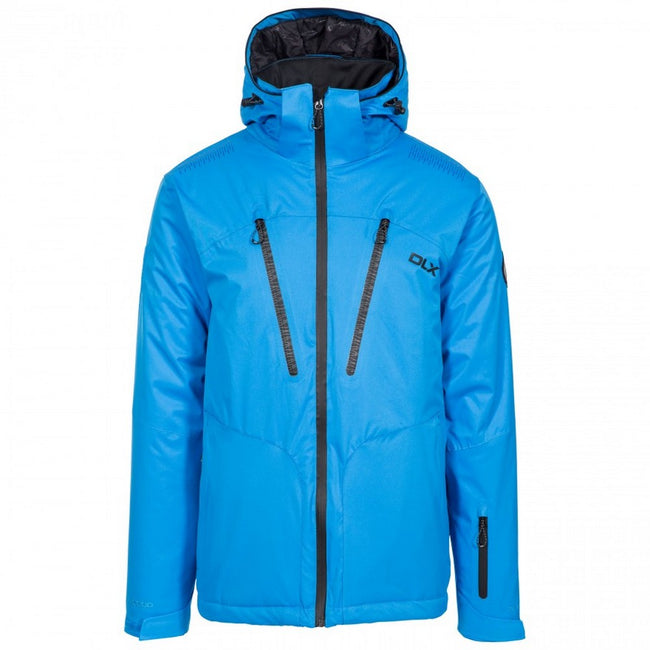 Vibrant Blue - Front - Trespass Mens DLX Banner Ski Jacket