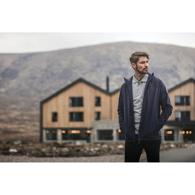 Navy - Lifestyle - Trespass Mens Corrigan Waterproof Jacket