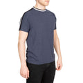 Navy Marl - Back - Trespass Mens Tipping Tee T-Shirt