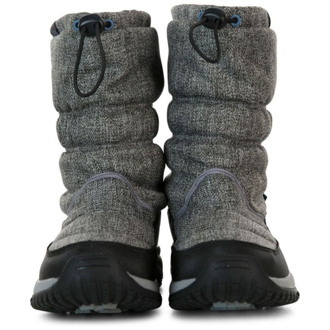 Grey Marl - Side - Trespass Womens-Ladies ASHRA Snow Boots