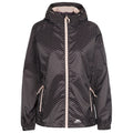 Black - Front - Trespass Womens-Ladies Indulge Dotted Packaway Waterproof Jacket